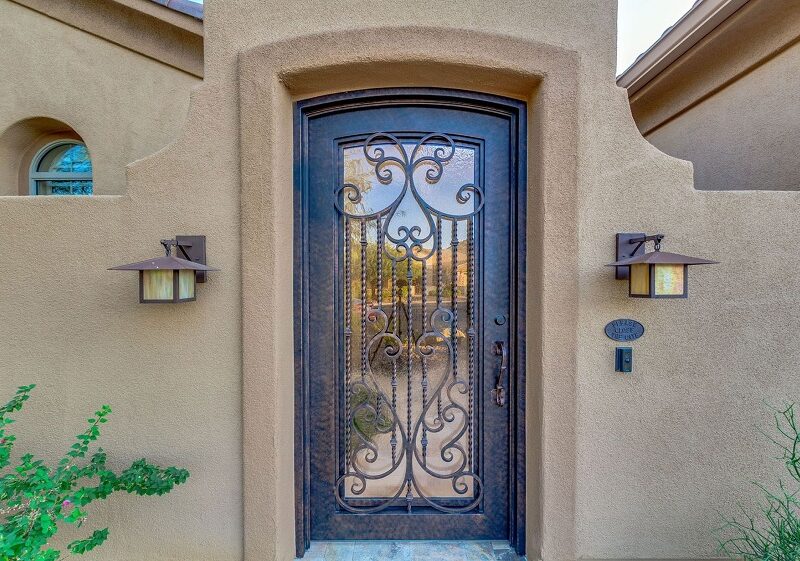 Phoenix wrought iron doors