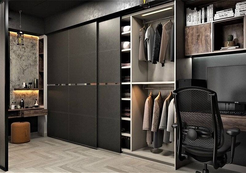 Creative Sliding Wardrobe Design