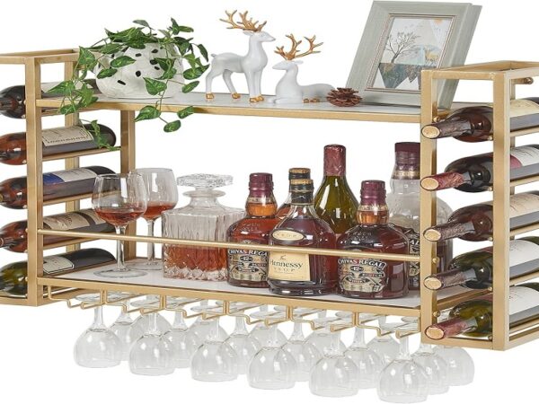 Metal Wall Wine Rack