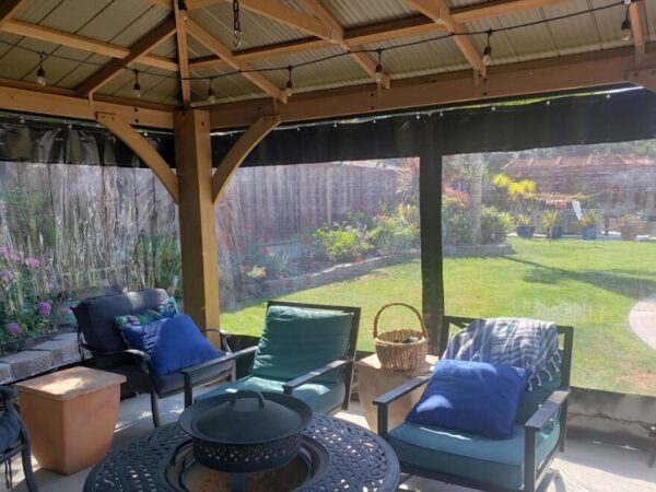 clear vinylgazebo enclosure